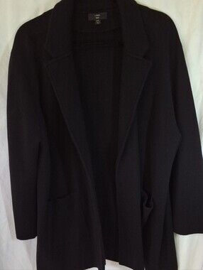 J. Crew Black Open Cardigan Blazer